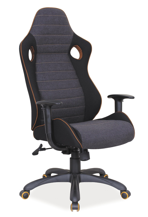 Кресло компьютерное SIGNAL Q-229 черносерое - Апис плюс