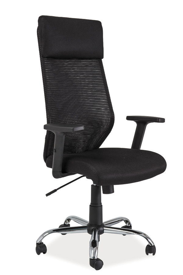 Кресло компьютерное SIGNAL Q-211 черное - Апис плюс