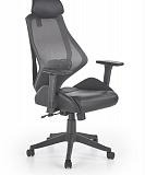 Кресло компьютерное HALMAR HASEL черный/серый NEW - Апис плюс