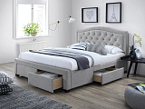 Кровать SIGNAL ELECTRA серый, 160/200 NEW - Апис плюс