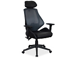 Кресло компьютерное SIGNAL Q-406 черный NEW - Апис плюс