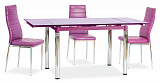 Стол обеденный SIGNAL GD018 фиолетовый - Апис плюс