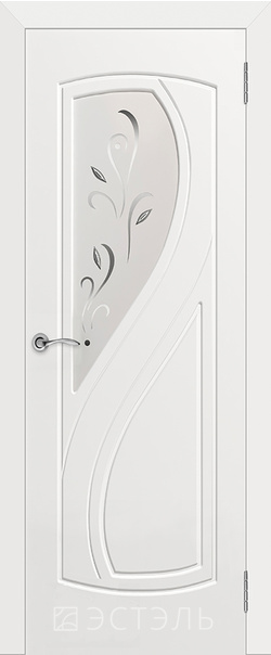  Межкомнатная дверь  Грация ДО матовое 800*2000 Белая эмаль   - Апис плюс