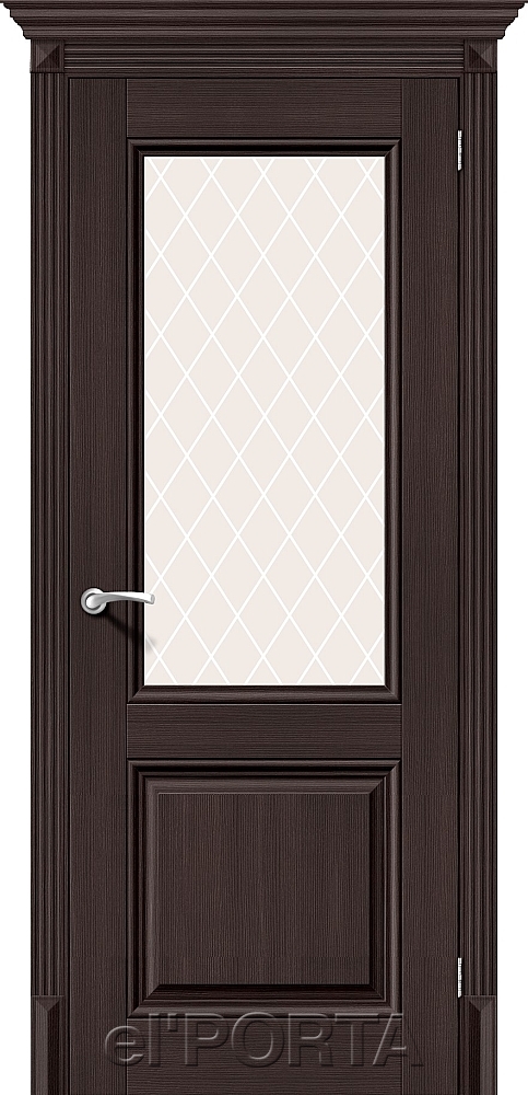 Дверь межкомнатная экошпон Классико-33 Wenge Veralinga - Апис плюс