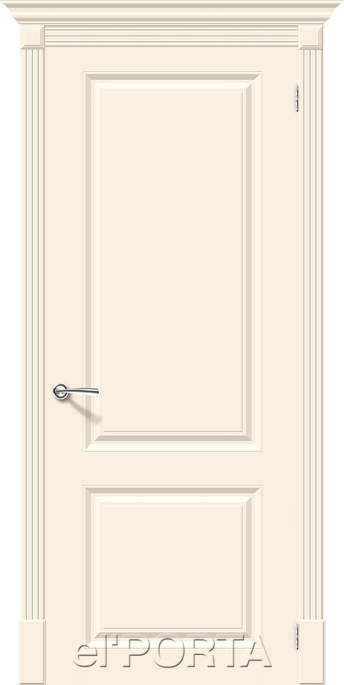 Дверь межкомнатная эмаль Скинни-12 Cream - Апис плюс