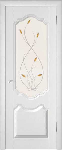  Межкомнатная дверь  Орхидея ДО ПВХ 800*2000 Белоснежный серия Стандарт из ПВХ 
  - Апис плюс