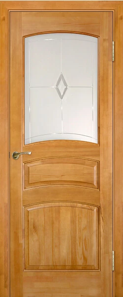  Межкомнатная дверь  Модель №16 ДО 800*2000 Темный лак серия Массив сосны 
  - Апис плюс