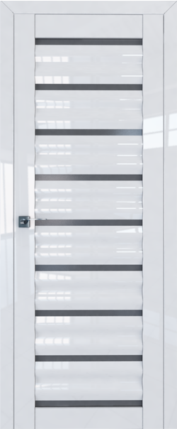  Межкомнатная дверь  76L графит 800*2000 Белый люкс серия ProfilDoors серия L глянец 
  - Апис плюс