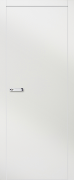  Межкомнатная дверь  1 VG 800 Белый глянец кромка с 4-х сторон хром +Фурнитура FG3 Р серия VG глянец 
  - Апис плюс
