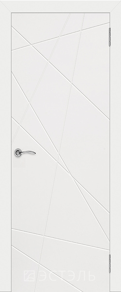  Межкомнатная дверь  Граффити5 ДГ 800*2000 Белая эмаль   - Апис плюс
