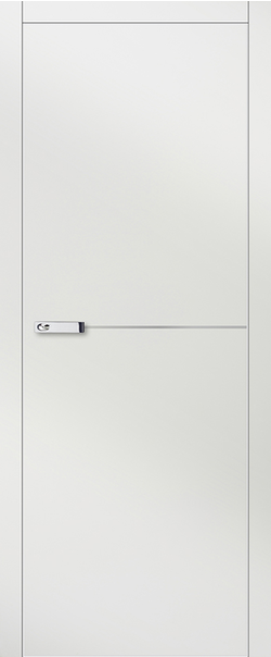  Межкомнатная дверь  12 VG 800 Белый глянец кромка с 4-х сторон хром+Фурнитура FG3 L серия VG глянец 
  - Апис плюс